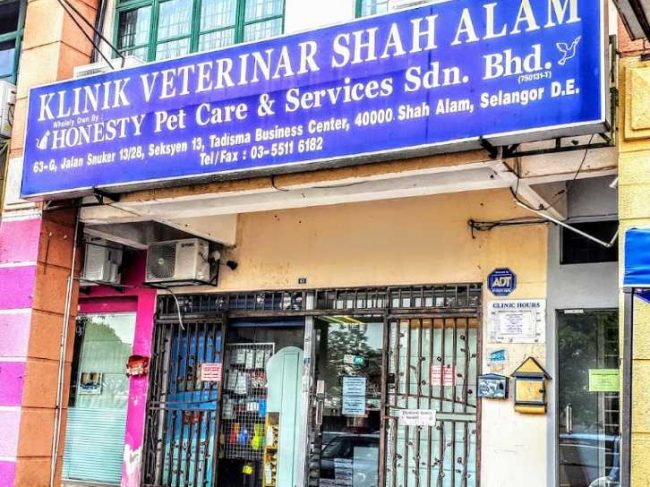Klinik Veterinar Shah Alam (Seksyen 13, Shah Alam, Selangor)
